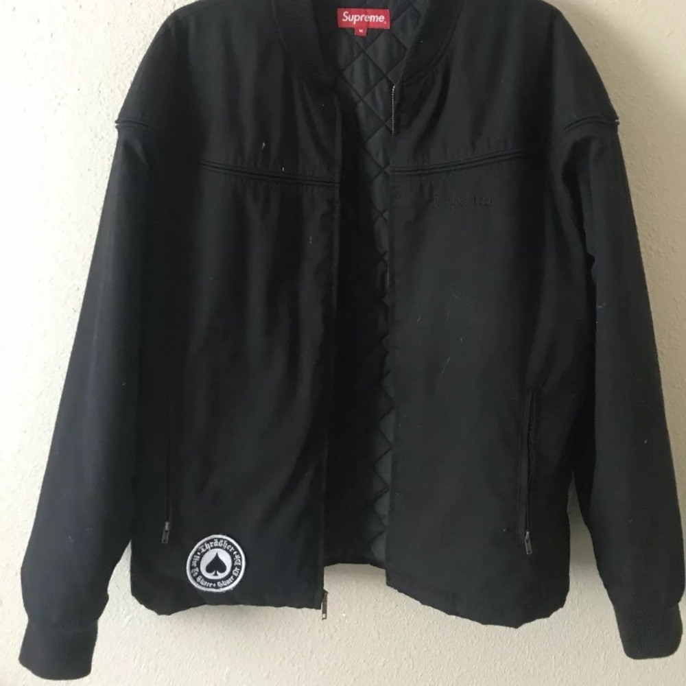 SUPREME x THRASHER poplin crew jacket